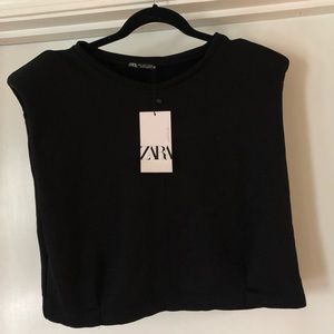 Zara Padded Shoulders, Top